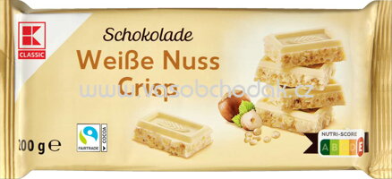 K-Classic Schokolade Weiße Nuss Crisp, 200g