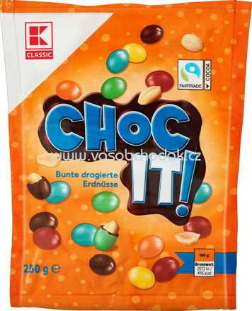 K-Classic Choc IT Bunte dragierte Erdnüsse, 250g