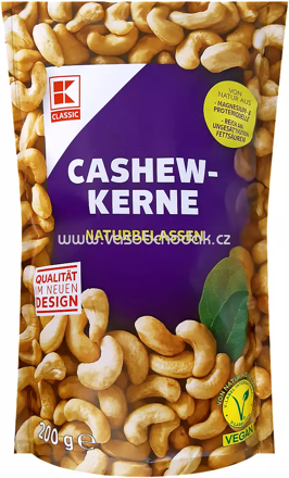 K-Classic Cashewkerne, natur, 200g