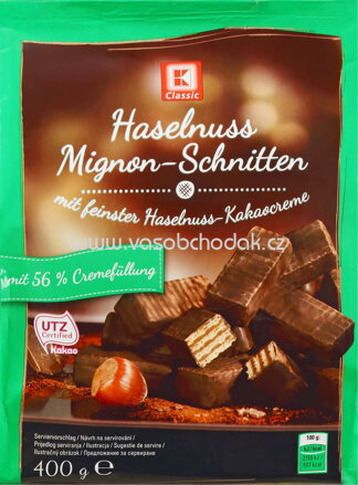 K-Classic Haselnuss Mignon Schnitten, 400g