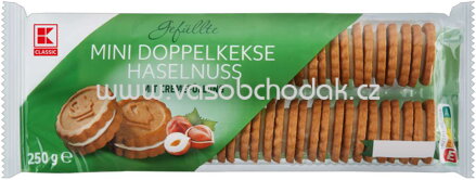 K-Classic Mini Doppelkekse Haselnuss, 250g