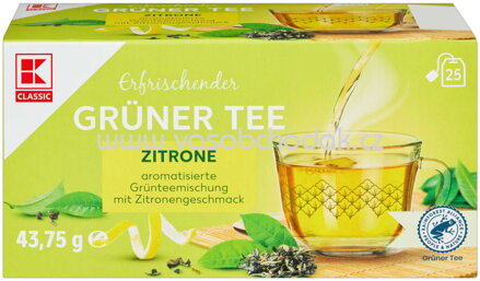 K-Classic Grüner Tee Zitrone, 25 Beutel