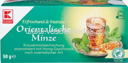 K-Classic Kräutertee Orientalische Minze, 25 Beutel