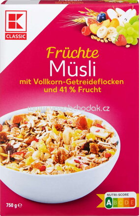 K-Classic Früchte Müsli, 750g