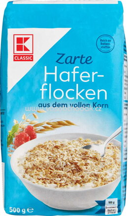 K-Classic Zarte Haferflocken, 500g