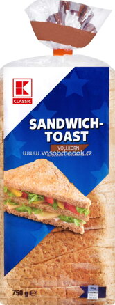 K-Classic Sandwichtoast Vollkorn, 750g