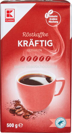 K-Classic Kaffee Kräftig gemahlen, 500g