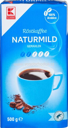 K-Classic Kaffee Naturmild gemahlen, 500g