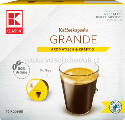 K-Classic Kaffeekapsel Dolce Gusto Grande, 16 St