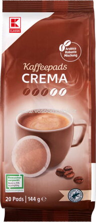 K-Classic Kaffeepads Crema, 144g
