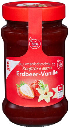 K-Classic Konfitüre Extra Erdbeer-Vanille, 450g