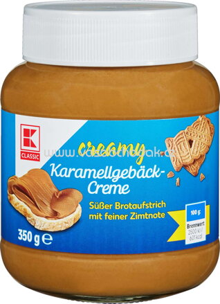 K-Classic Creamy Karamellgebäck Creme, 350g