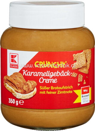 K-Classic Crunchy Karamellgebäck Creme, 350g