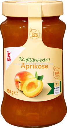 K-Classic Konfitüre Extra Aprikose, 450g