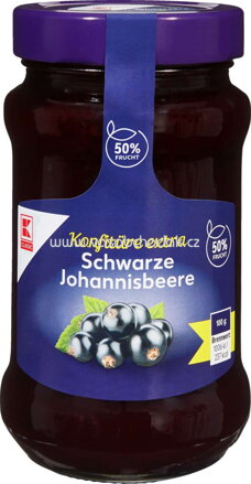 K-Classic Konfitüre Extra Schwarze Johannisbeere, 450g