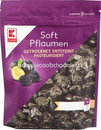 K-Classic Soft Pflaumen, getrocknet und entsteint, 200g