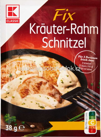 K-Classic Fix Kräuter Rahm Schnitzel, 1 St
