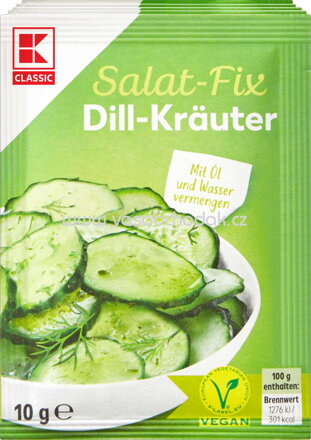 K-Classic Salat Fix Dill Kräuter, 5x10g