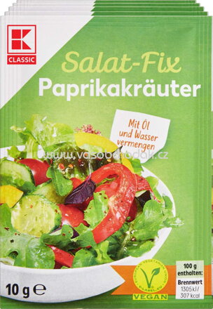 K-Classic Salat Fix Paprikakräuter, 5x10g