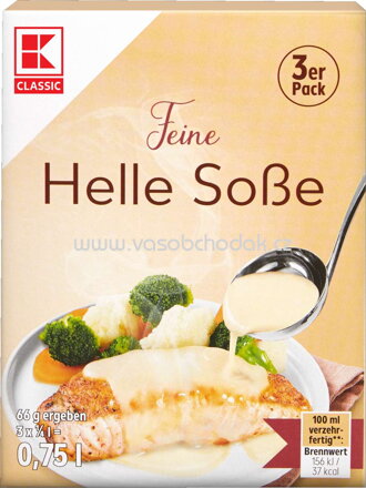 K-Classic Helle Soße, 3x250 ml