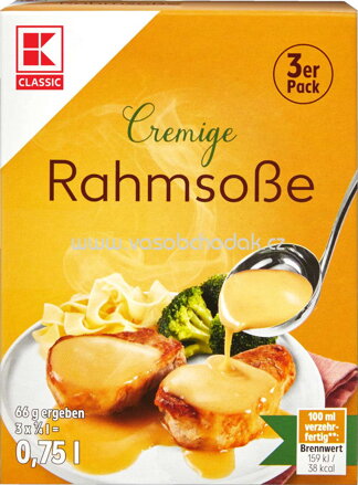 K-Classic Rahmsoße, 3x250 ml