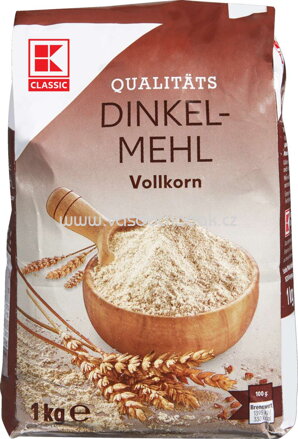 K-Classic Dinkelmehl Vollkorn, 1 kg