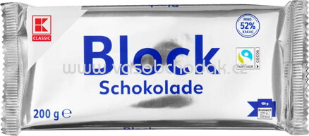 K-Classic Block Schokolade, 200g