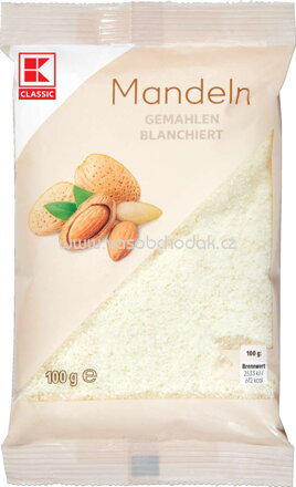 K-Classic Mandeln, gemahlen, blanchiert, 100g