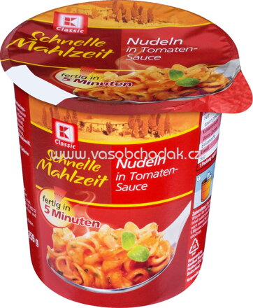 K-Classic Nudeln in Tomatensauce im Becher, 59g