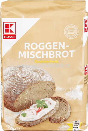 K-Classic Brotbackmischung Roggenmischbrot, 1kg