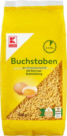 K-Classic Buchstaben mit Ei, 500g