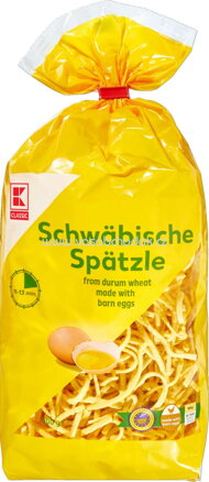 K-Classic Schwäbische Spätzle mit Ei, 500g