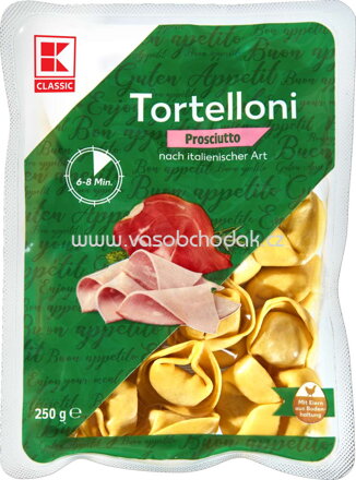K-Classic Tortelloni Prosciutto nach italienische Art, 250g