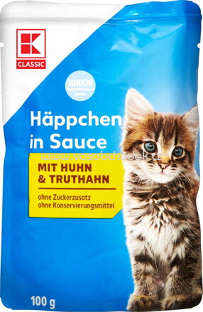 K-Classic Häppchen in Sauce mit Huhn & Truthahn, 100g