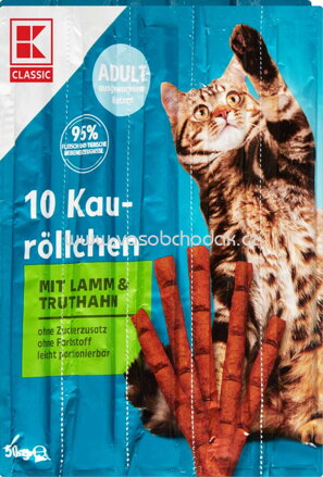 K-Classic 10 Kauröllchen mit Lamm & Truthahn, 10x5g