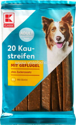 K-Classic 20 Kaustreifen mit Geflügel, 200g