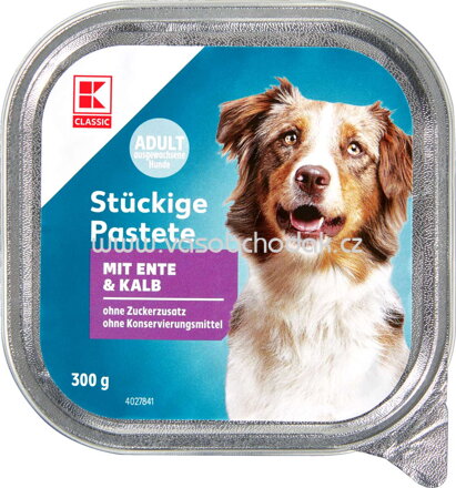 K-Classic Stückige Pastete mit Ente & Kalb, 300g