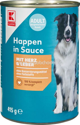 K-Classic Happen in Sauce mit Herz & Leber, 415g