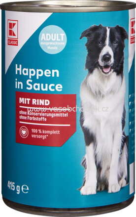 K-Classic Happen in Sauce mit Rind, 415g