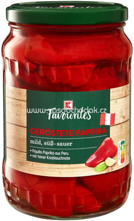 K-Favourites Geröstete Paprika, mild, süß-sauer, 680g