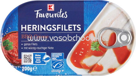 K-Favourites Heringsfilets BBQ Creme, 200g