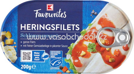 K-Favourites Heringsfilets Schlemmermenü, 200g