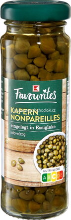 K-Favourites Kapern Nonpareilles eingelegt in Essiglake, 100g