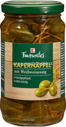 K-Favourites Kapernäpfel mit Weißweinessig, 320g