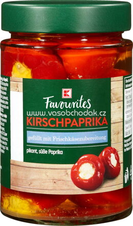 K-Favourites Kirschpaprika gefüllt mit Frischkäsezubereitung, 290g