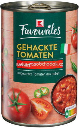 K-Favourites Gehackte Tomaten scharf, 400g