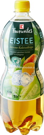 K-Favourites Eistee Zitrone-Kaktusfeige, 1l