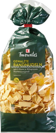 K-Favourites Gewalzte Bandnudeln, 500g