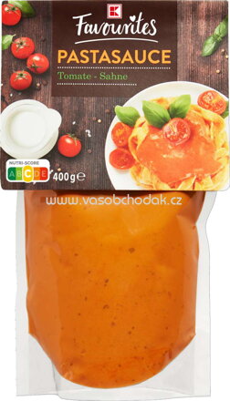 K-Favourites Pastasauce im Beutel Tomate Sahne, 400g