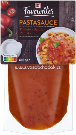 K-Favourites Pastasauce im Beutel Tomate Sahne Paprika, 400g